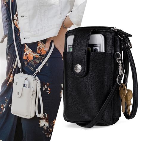 rfid crossbody wallets for women